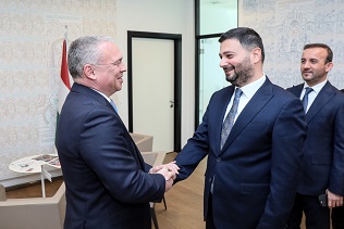 BAŞKAN ÖZTEKİN’DEN LÁSZLÓ KELLER’A İADEYİ ZİYARET